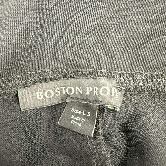 Boston Proper Travel Pants Womens Large Short NEW Black Pull On Stretch NWOT - Picture 10 of 11